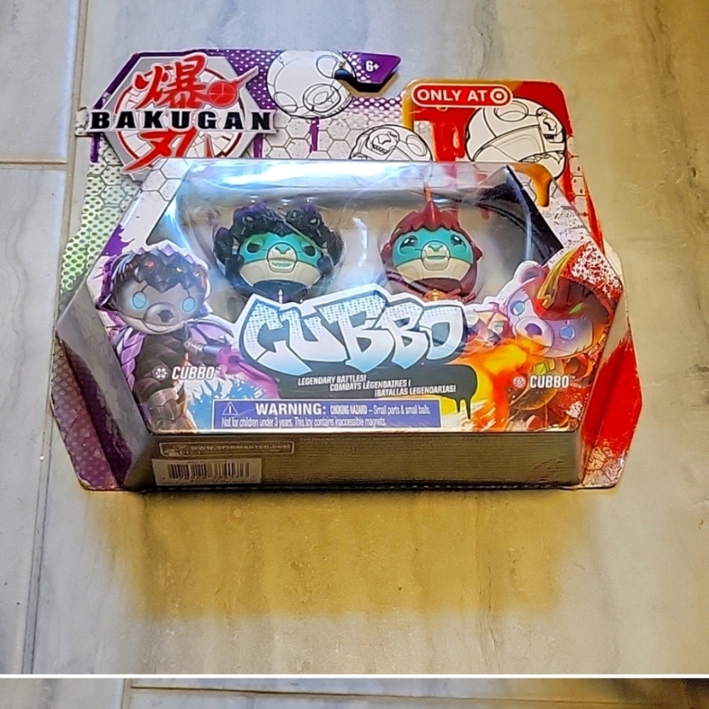 Bakugan Legendary Battles 2-Pack Cubbo Blue and Purple